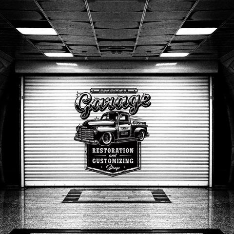 Automotive showroom branding printed by Machine Canvas