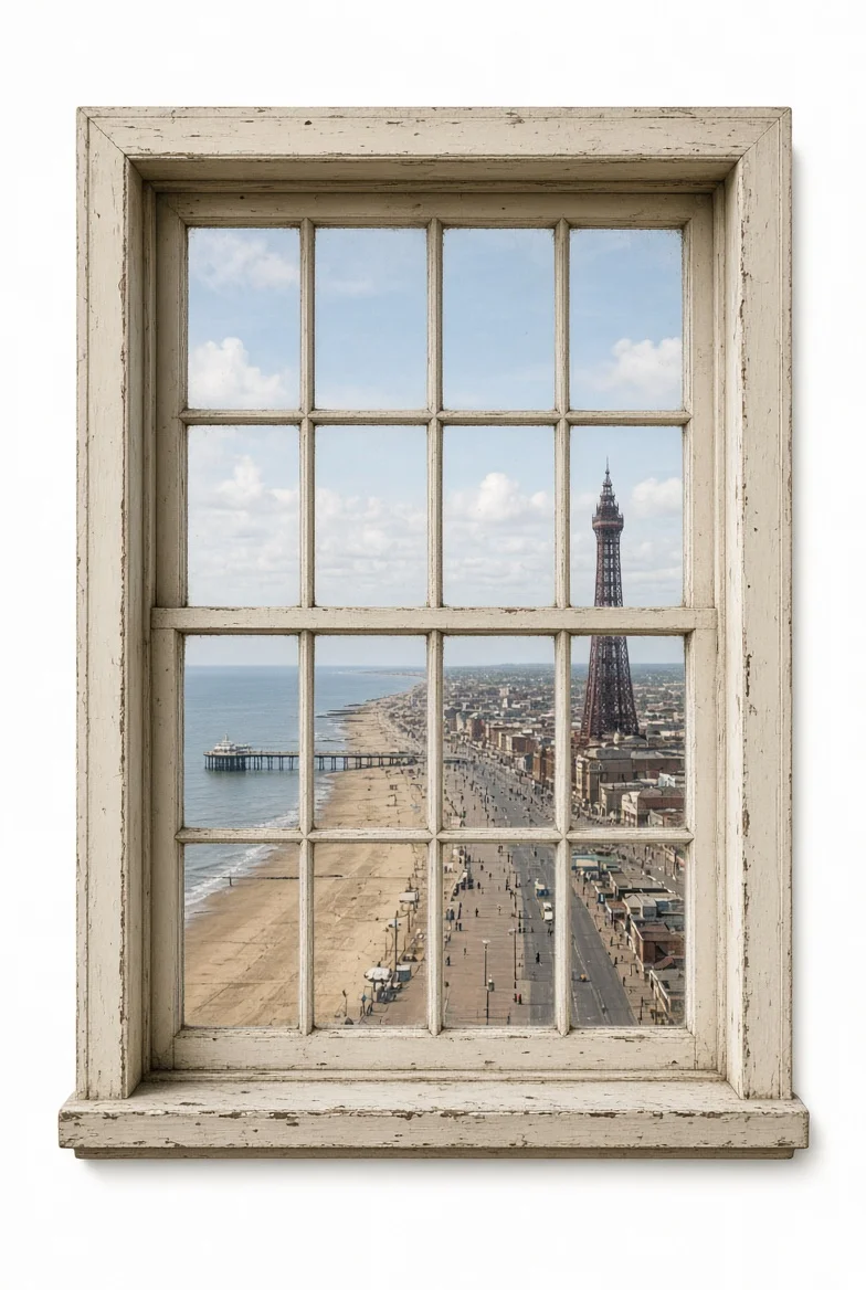 Blackpool Tower Sash Window